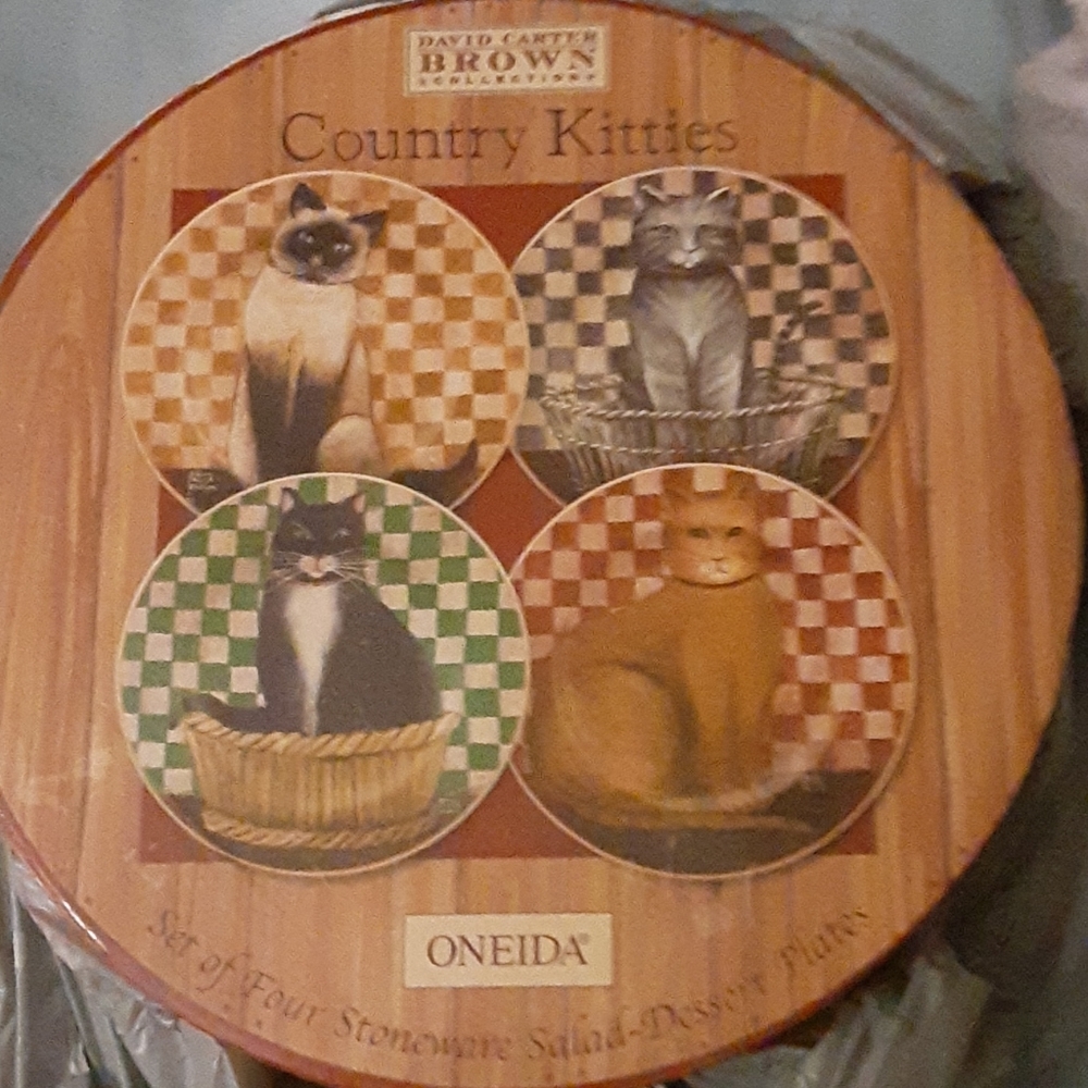 COPY - COPY - Set of 4 box salad/dessert plates